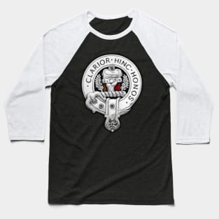 Clan Buchanan Crest & Tartan Baseball T-Shirt